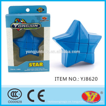 2016 nuevo producto YJ YongJun rompecabezas mágico Puzzle cubo juguetes educativos Inglés de embalaje para la promoción